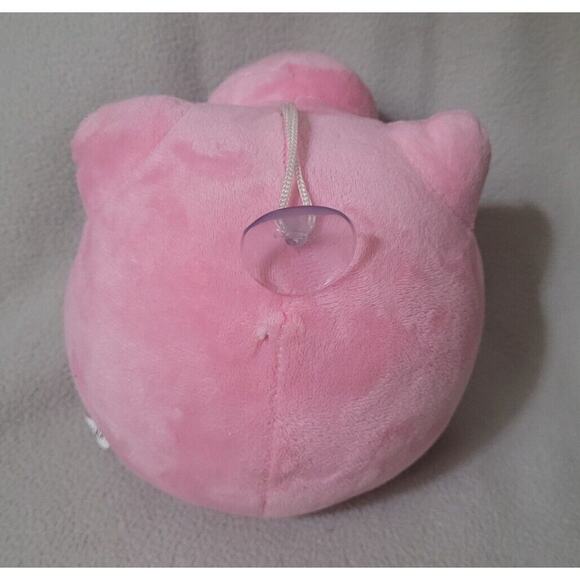 Pokemon Jigglypuff Plush 5” Stuffed Animal Stuffy Window Suction Pink Hang Up - Picture 3 of 4